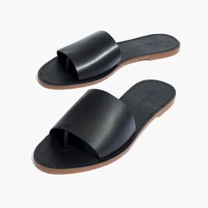 Madewell Black Leather Sandals